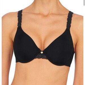 Natori Pure Luxe Seamless Underwire Bra Black Combo Size 32D NWOT